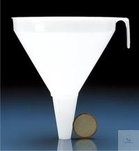 7 043 004 Witeg BARREL FUNNEL, NATURAL, PE, OD 400 MM, H. 365 MM, STEM 42 7 043 004