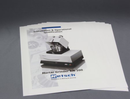  Retsch RM 200 IQ / OQ 99.200.0012
