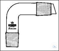 1 004 001 Witeg BENDS, 90 , FLASK-CONE ST 14/23, CONDENSER-CONE ST 14/23 1 004 001