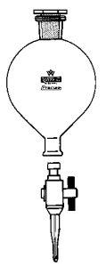 2 620 001 Witeg SEPARATORY FUNNEL GLOBE SHAPED, .    2 620 001