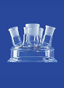 Lenz-Laborglas GmbH & Co.KG 5-  NW 150 MH NS 29/32, SH 3x schr_g NS 29/32, SH 1x  NS 14/23, DURAN 6105444