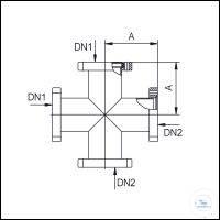 Welch Vacuum CF 4-,  ,  DN 40 CF, A 63  703221