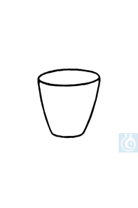 neoLab ecoLab Porzellantiegel 30 , 45  36 , 10 . / . E-1165