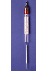 Geco-Gering Hydrometer 0,5 - 0 - 0,5  WG-therm. + 10 + 50  C 0654WG