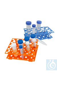 neoLab Moonlab Kombirack fuer Zentrifugenroehrchen, PP, 18 x 15 , 10 x 50  4-0092