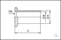  Welch Vacuum KF   ,     DN 25 KF, A 28 , B 24 ... 701323