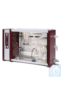 GFL Glass Water Still, without storage tank, capacity 4 l/h 2204