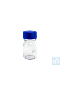 neoLab ecoLab Laborflaschen, Borosilikatglas, GL 45, 2000 , Kappe + Ausgiessring, 10 S E-1458