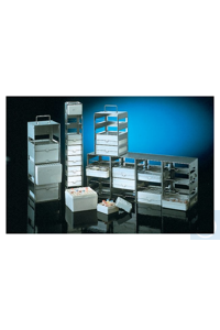 Nalgene CryoBox™   5,625 x 5,5 x 27,75  (14,3 x 14 x 70,5 ) 7 ... DS5037-0007