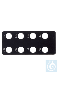 neoLab Diagnostica-Objekttraeger schwarz, 8 .  6 ?, 100 . /  1-6296