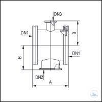    Welch 180  ISO-K / KF / KF,  ,  DN 63/40/16 ... 702311