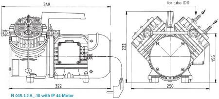   KNF N 035.1.2 AN.18 (55 /, 100 , IP 44) 