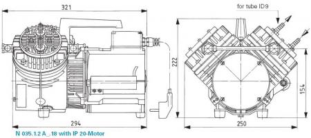    KNF N 035.1.2 AN.18 (55 /, 100 , IP 44) 