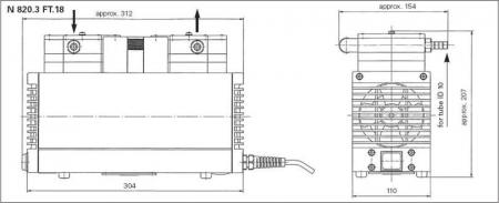  .    KNF LABOPORT N 820.3 FT.18 (20 /, 8 ) 