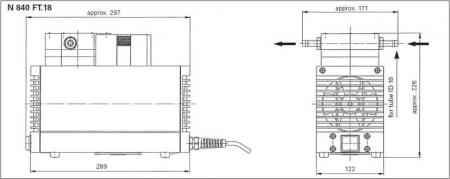  .    KNF LABOPORT N 840.3 FT.18 (34 /, 8 ) 