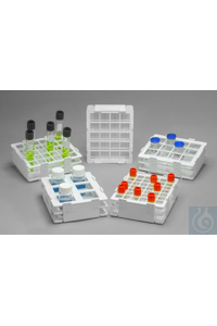 Bel-Art Products NO-WIRE, RACK, PP, VIAL / BOTTLE, 16MM18514-0016 F18514-0016