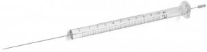 Hamilton Microliter syringes, cemented needle with 22 bevel 26721