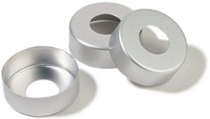 Aluminum crimp seal (without septum), silver aluminum 27099-U