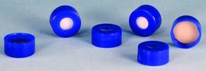 Certified polypropylene bonded caps with septa, pkg of 100 29315-U