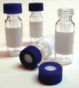 Certified QSertVial (vial with fused-in insert) kit, screw thread, 12 x 32 mm, 0.3 mL, pkg of 100 29401-U