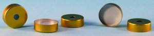 Crimp seals (magnetic) with PTFE/silicone septa, pkg/100 