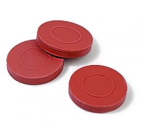 Crimp seals with PTFE/rubber septa 27228