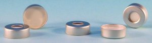 Crimp seals with PTFE/silicone septa 27229