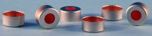 Crimp seals, 11 mm, with PTFE/rubber septa 508179
