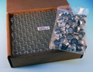 Headspace vials convenience kit (clear glass, bevel top, round bottom), pkg of 100 27303-U