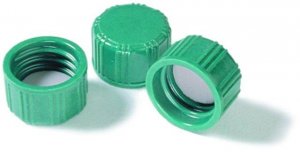 Screw cap, solid top with PTFE liner, pkg 100 27091-U