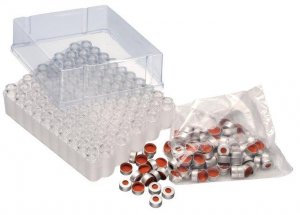 Vials, crimp top, convenience pack, 12 x 32 mm, large opening, pkg 100 29127-U