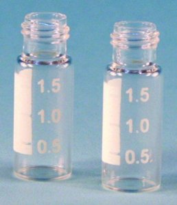 Vials, screw top, R.A.M. (9 mm thread), large opening, 12 x 32 mm 29000-U