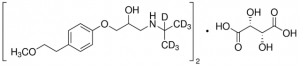 ()-Metoprolol-(isopropyl-d7) (+)-tartrate salt 