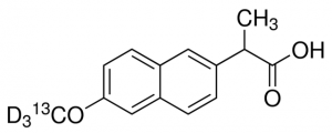 ()-Naproxen-(methoxy-13C,d3) 