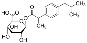 Ibuprofen acyl--D-glucuronide 