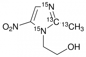 Metronidazole-13C2,15N2 