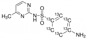 Sulfamerazine-(phenyl-13C6) 