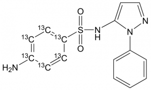 Sulfaphenazole-(sulfanilamide ring-13C6) 