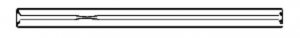 Inlet Liner, Direct (SPME) Type, Straight Design (unpacked) 2636405