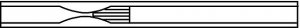 Inlet Liner, Split/Splitless Type, Recessed Gooseneck Design (wool packed) 2879701-U