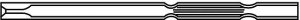 Inlet Liner, Split/Splitless Type, Single Taper FocusLiner Design (wool packed) 2878405-U