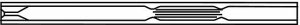 Inlet Liner, Split/Splitless Type, Single Taper FocusLiner Design (wool packed) 2879925-U