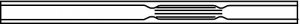 Inlet Liner, Split/Splitless Type, Straight FocusLiner Design (wool packed) 2879801-U