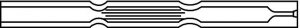 Inlet Liner, Split/Splitless Type, Straight FocusLiner Design (wool packed) 2875701-U