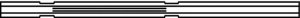 Inlet Liner, Split/Splitless Type, Straight FocusLiner Design (wool packed) 2878905-U