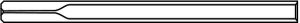 Inlet Liner, Splitless Type, Single Taper Design (unpacked) 2877301-U