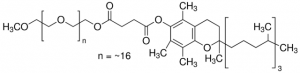 DL--Tocopherol methoxypolyethylene glycol succinate solution 