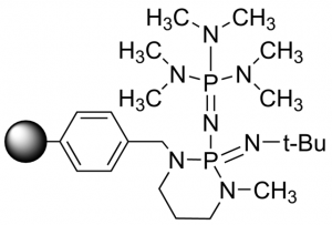 Phosphazene base P2-t-Bu on polystyrene 71477-5G-F