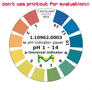 pH-indicator paper pH 1 - 14 Universal indicator 
