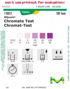 Chromate Test 